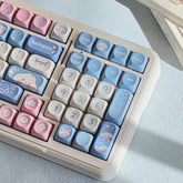 Cute Puppy Dog Theme Artisan Keycap Set for Mechanical Keyboard, Cherry / MOA Profile, PBT Dye-Sub, Mx(+)Switches, 133pcs